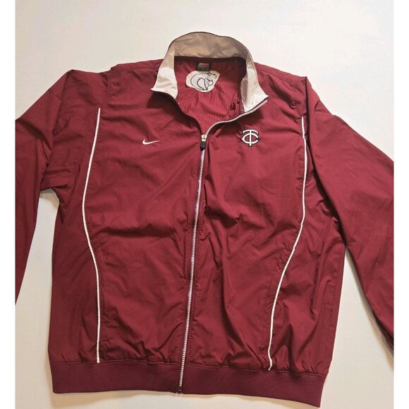 Nike Alabama Crimson Tide Clima-fit Full-Zip Windbreaker Jacket Mens Large Red B - Picture 1 of 13